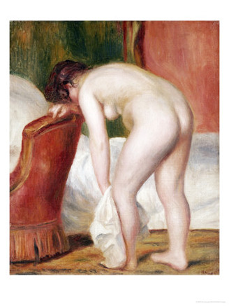 Female Nude Drying Herself, circa 1909