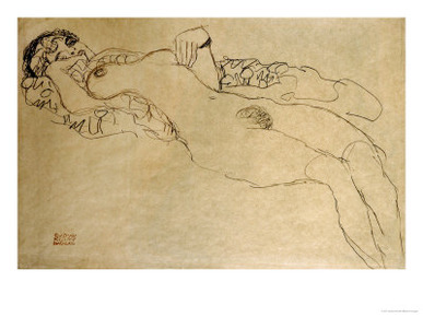 Female Nude Turned Left, 1914/15