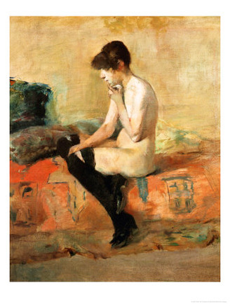 Study of a Female Nude on a Couch