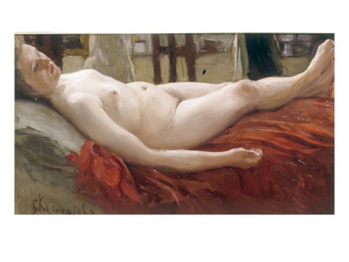 Female Nude (Wife of the artist)