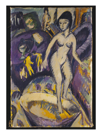 Female Nude with Hot Tub, 1912